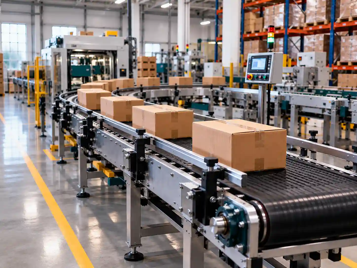 Industrial conveyor machinery